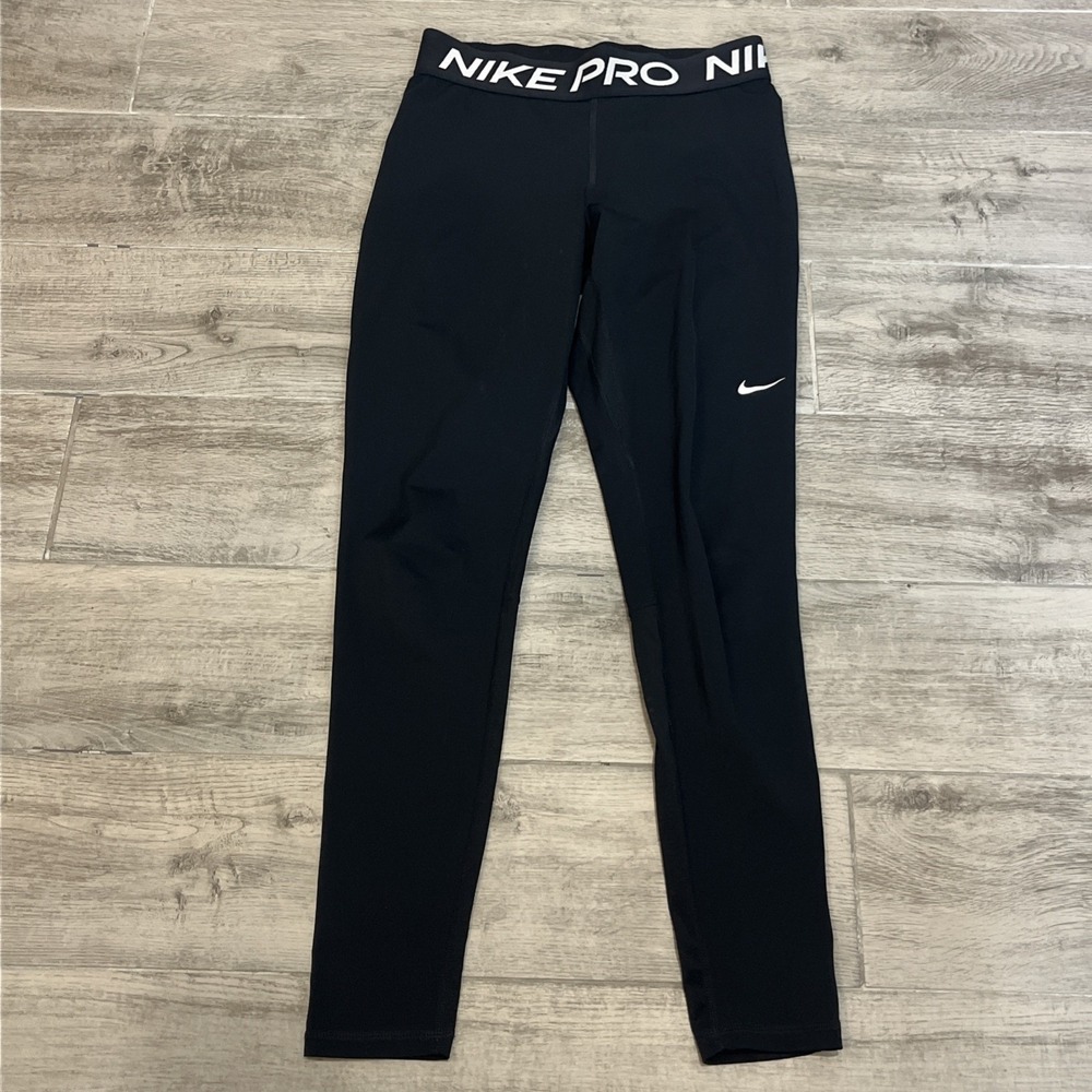 Nike Pro‎ 365 Dri-FIT Women's Medium Mid Rise Training Leggings Black CZ9779-010